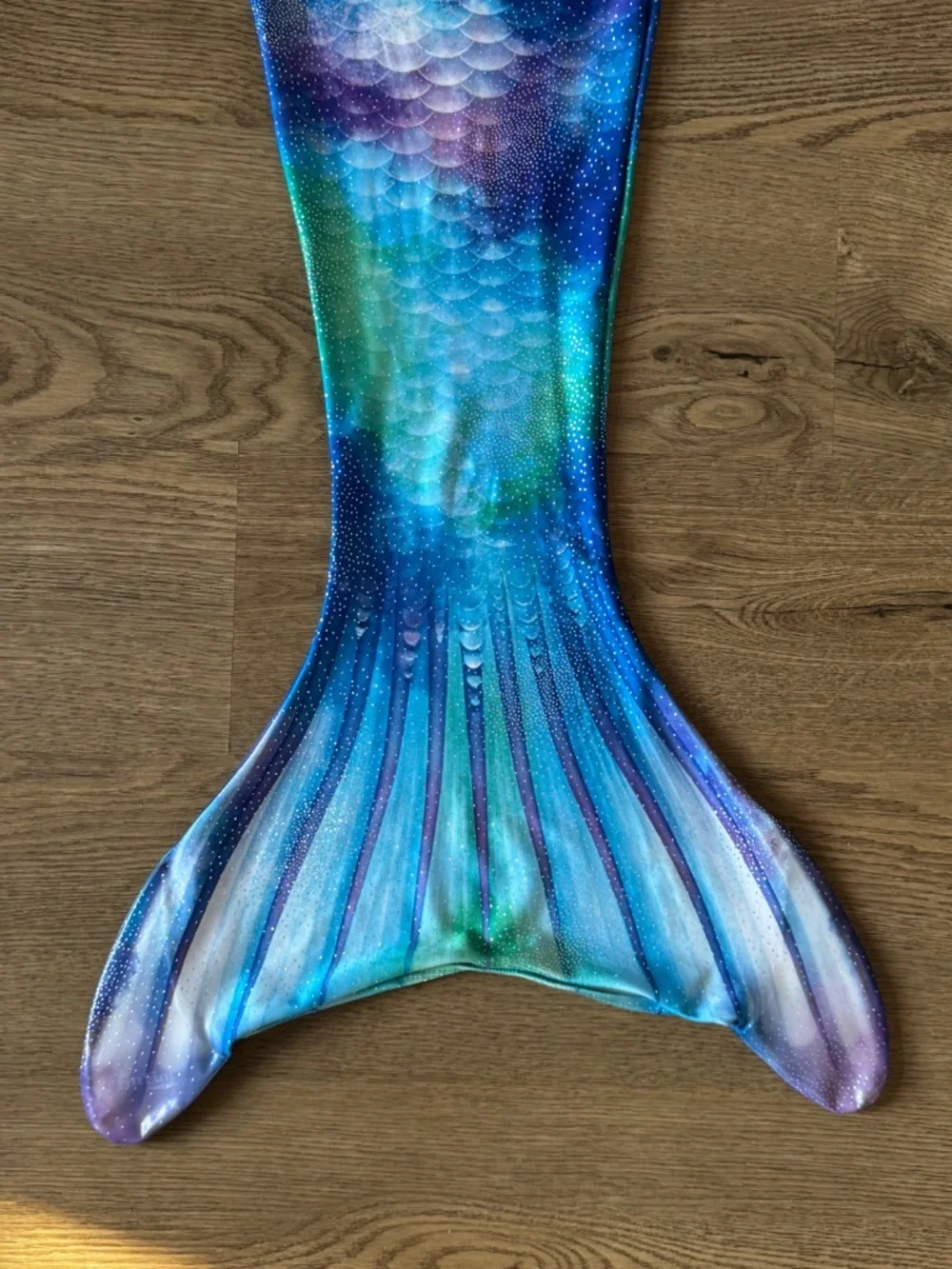 Fin Fun Limited Edition Mermaid Tail Youth Small (6) Blue Purple Swimmable Costu